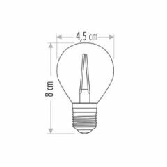 CATA Rustik Led Ampul E27 Amber 4W