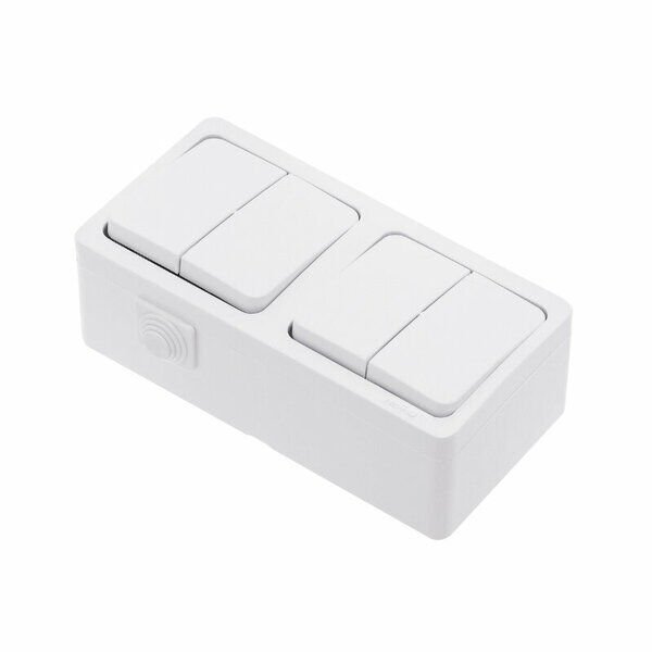 NE-AD Komütatör + Komütatör Sıva Üstü Beyaz