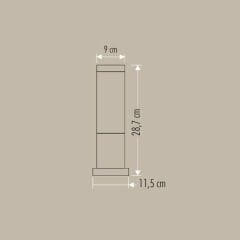 CATA Bahçe Armatürü Roma 32,5 cm