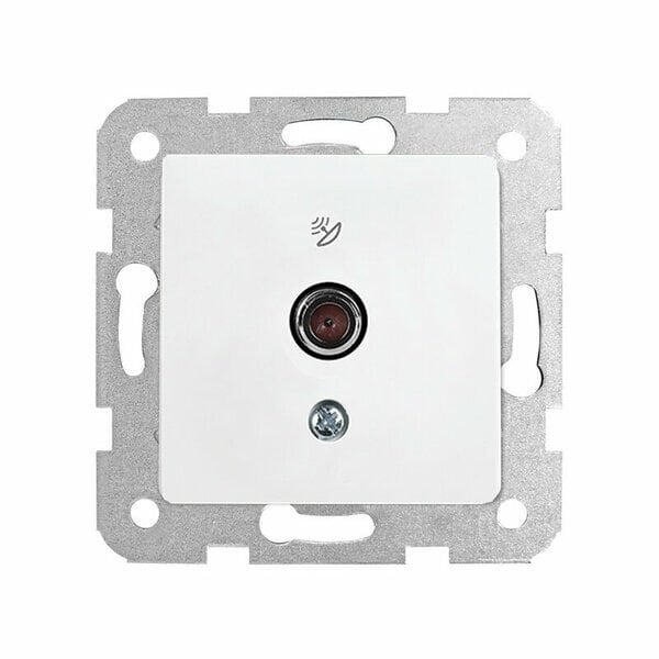 VİKO F Konnektörlü Geçişli Çerçevesiz Beyaz Karre