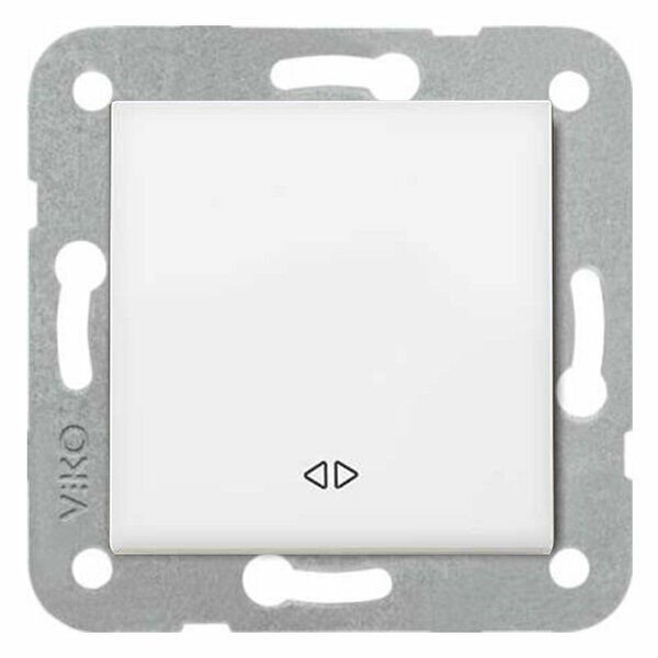 VİKO Deviatör (Ara Vavien) Çerçevesiz Beyaz Karre