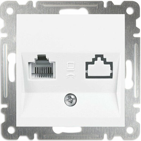 VİKO Numeris Çerçevesiz Beyaz Karre