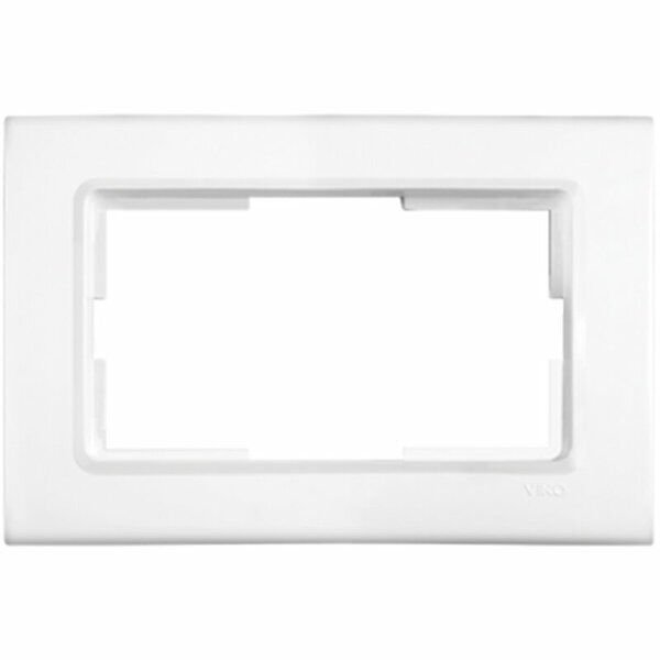 VİKO Çerçeve İkili Sıva Altı Beyaz Karre