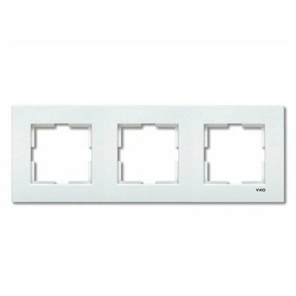 VİKO Çerçeve Üçlü Beyaz Karre