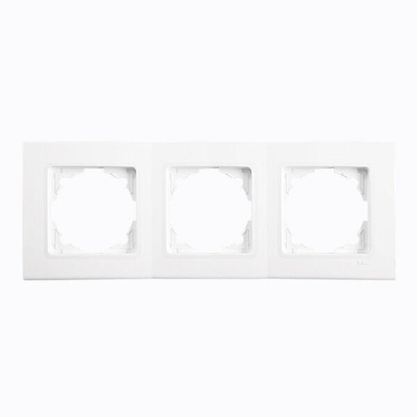 VİKO Linnera Çerçeve Üçlü Beyaz