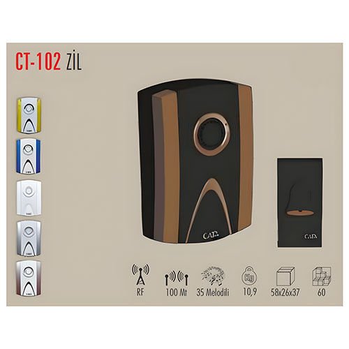 Cata Ct-102 Uzaktan Kumandalı Zil