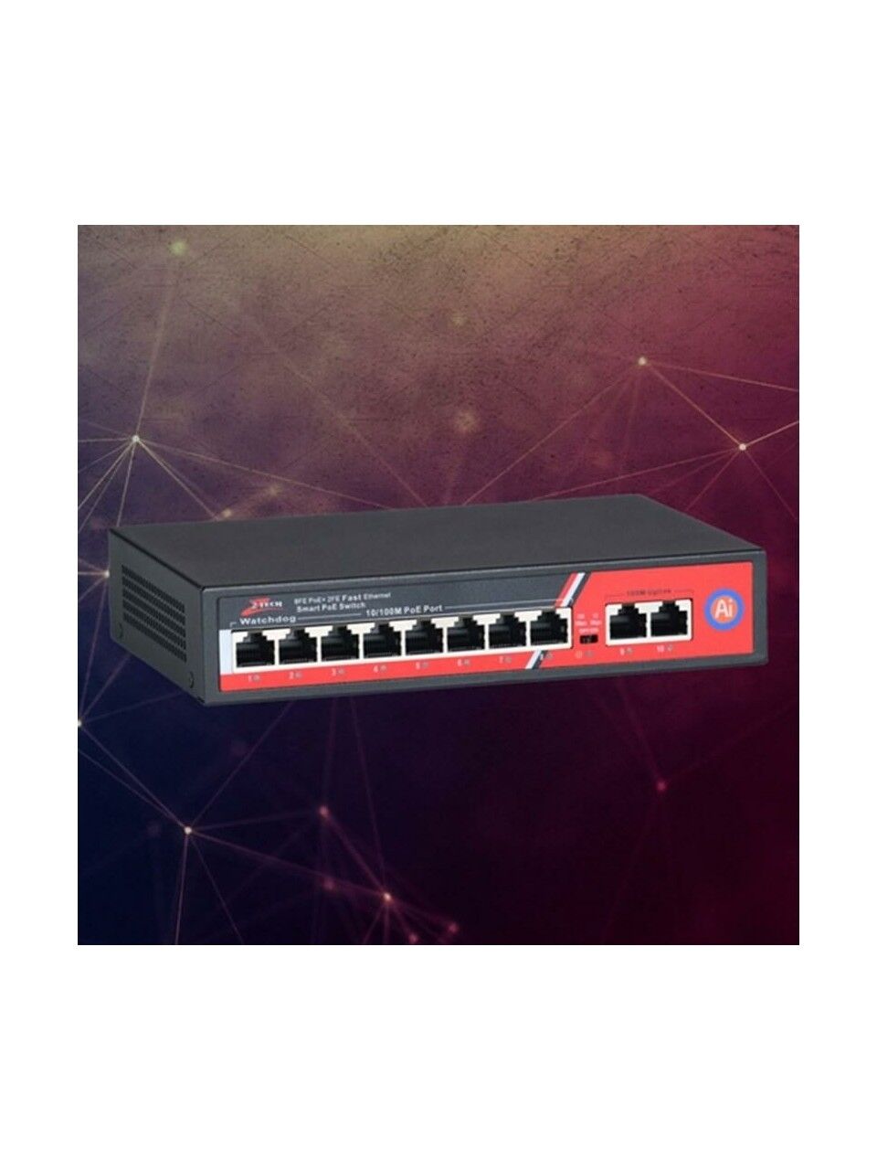 ZTECH ZR-1008 8+2 POE SWITCH