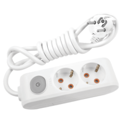 Viko Multi-Let İkili Grup Priz Anahtarlı Topraklı 3 Metre Beyaz (Çocuk Korumalı) 90117203