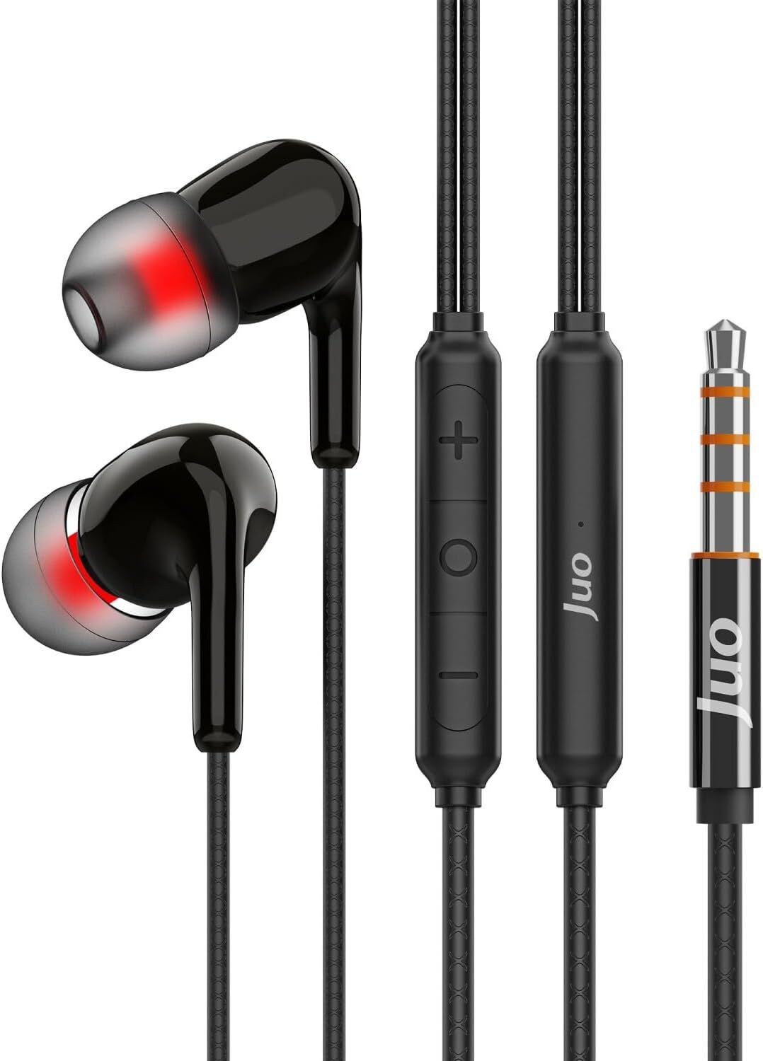 Juo 3.5mm Jack Girişli Mikrofonlu Kablolu Kulak İçi Kulaklık