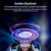 Juo 3.5mm Jack Girişli Mikrofonlu Kablolu Kulak İçi Kulaklık