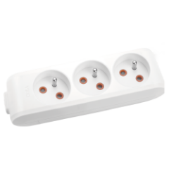 Viko Multi-Let Üçlü Grup Priz Klemensli Ups Beyaz (Çocuk Korumalı) 90110300
