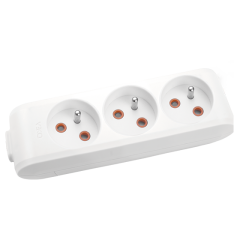 Viko Multi-Let Üçlü Grup Priz Klemensli Ups Beyaz (Çocuk Korumalı) 90110300