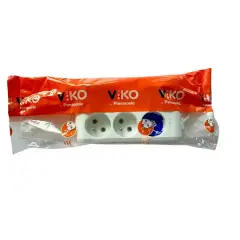 Viko Multi-Let Üçlü Grup Priz Ups 2 Metre Beyaz (Çocuk Korumalı) 90110302