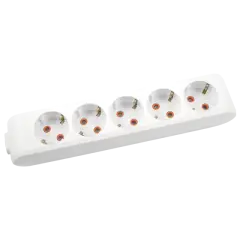 Viko Multi-Let Beşli Grup Priz Topraklı Klemensli Beyaz (Çocuk Korumalı) 90113500