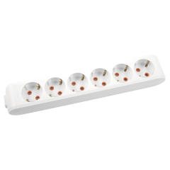 Viko Multi-Let Altılı Grup Priz Topraklı Klemensli Beyaz (Çocuk Korumalı) 90113600