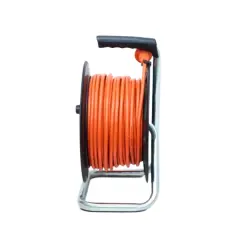 BYLION PMK-20325-F Plastik Seyyar Makara Ø280 IP20 F Tipi 3x2,5 20M Turuncu Kablo