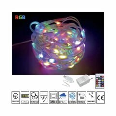HOROZ Dış Mekan Şerit Led Süsleme Işığı 20mt 5V 3,5W/m Rgb