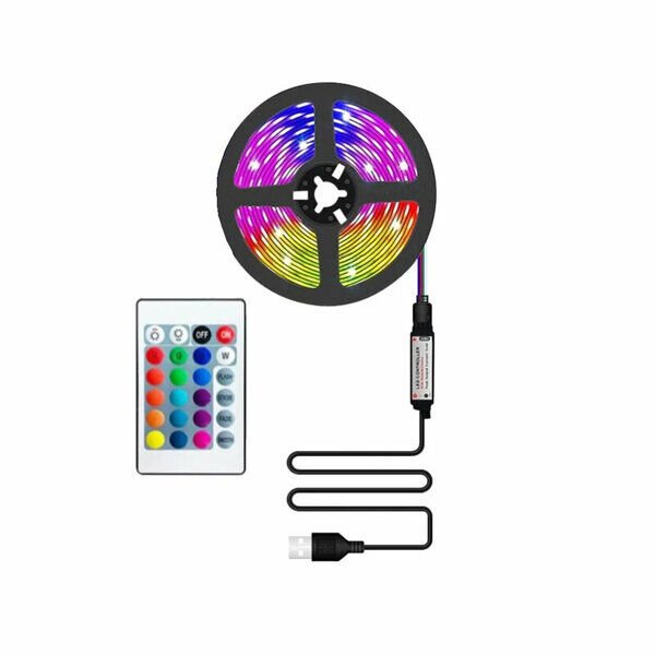 CATA Usb Rgb Şerit Led Set 3mt Tak Çalıştır