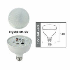 HOROZ Led Ampul Kristal Camlı 40W E27 6400K