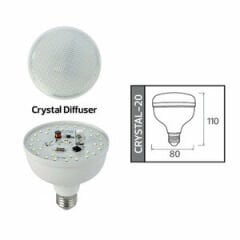 HOROZ Led Ampul Kristal Camlı 20W E27 6400K