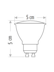 CATA Çanak Ampul Led GU10 6400K 7W