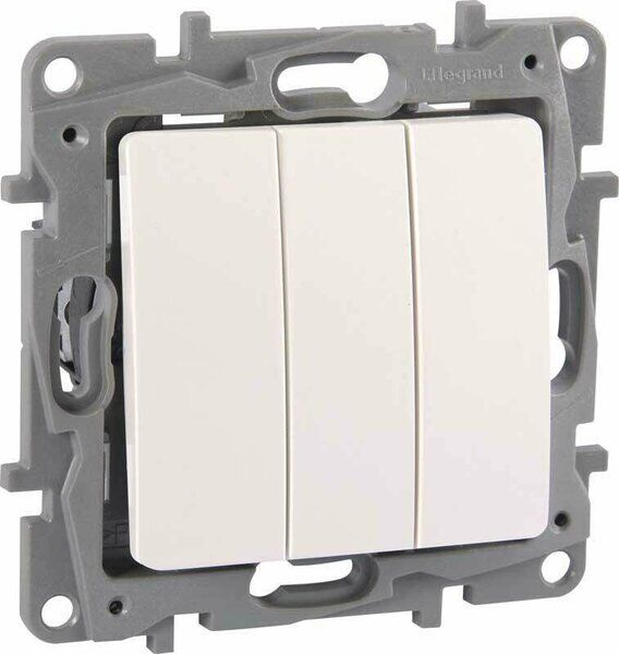 LEGRAND Salbei Üçlü Anahtar, Beyaz Legrand