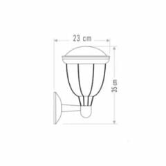 CATA Bahçe Armatürü Torino IP44 E27