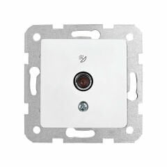 VİKO F Konnektörlü Geçişli Çerçevesiz Beyaz Karre