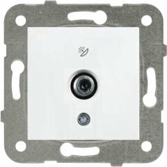 VİKO F Konnektörlü Sonlu Çerçevesiz Beyaz Karre