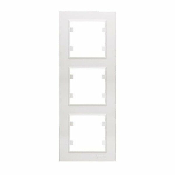 MAKEL Üçlü Çerçeve Dikey Beyaz Karea