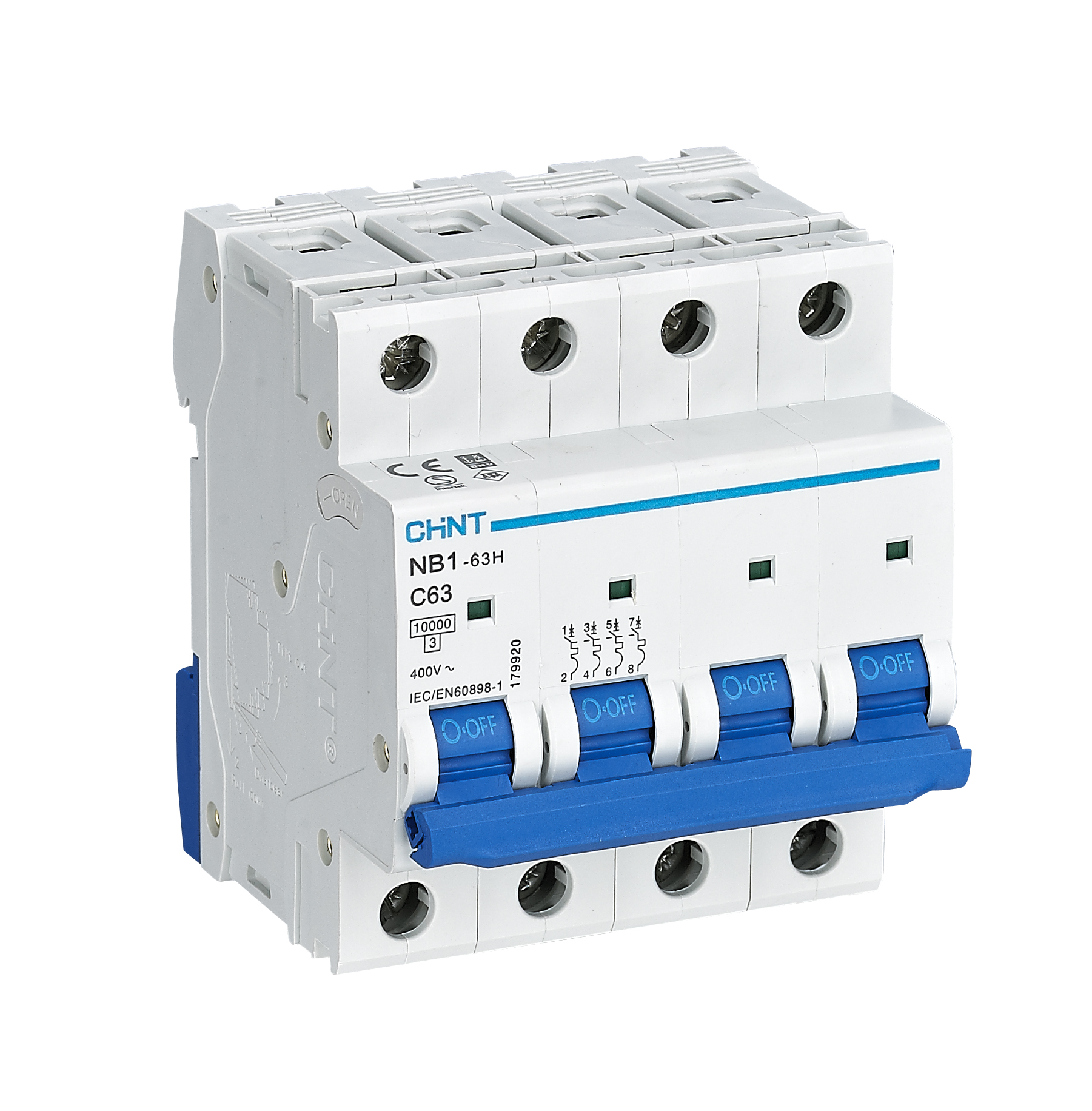 CHİNT Otomatik Sigorta 4x50A C Tipi 6kA