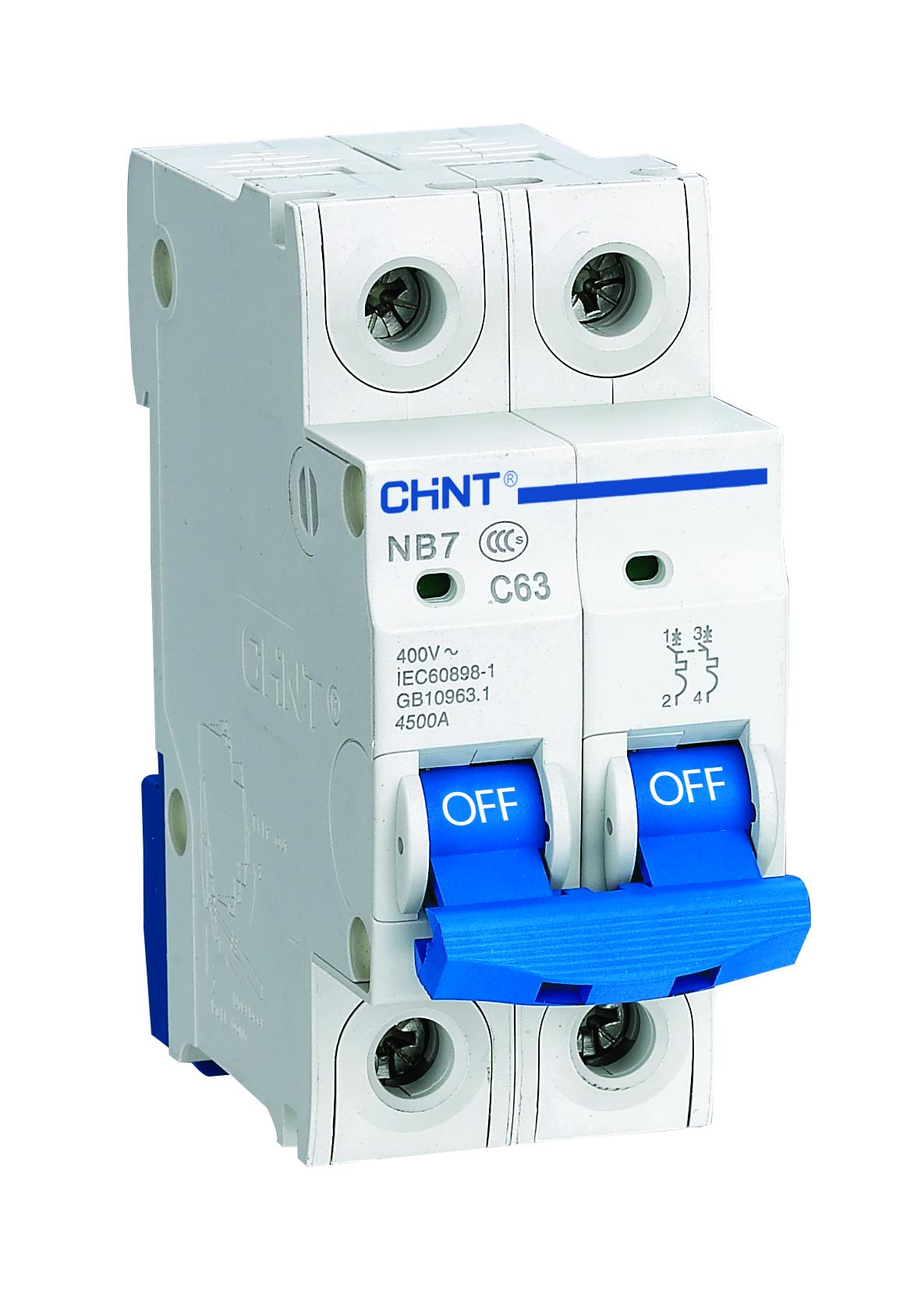 CHİNT 179668 63A 2 Kutup C Tipi 6Ka Otomatik Sigorta