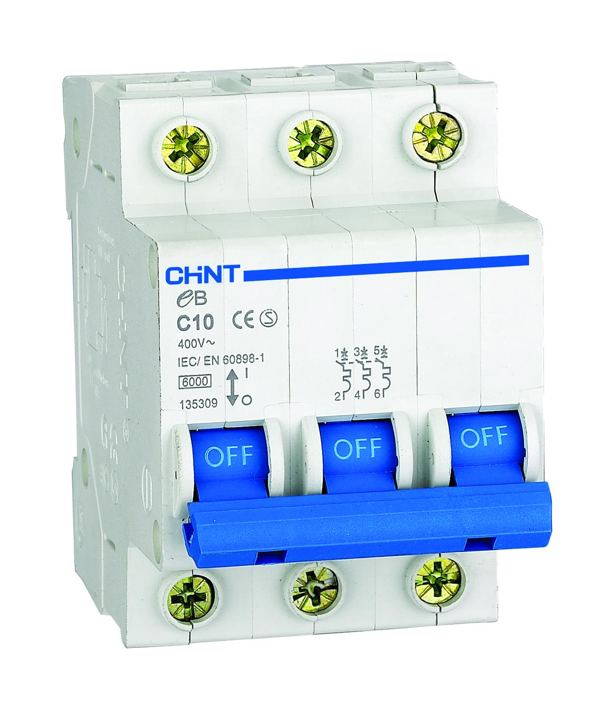 CHİNT 185641 63A 3 Kutup C Tip 4.5Ka Otomatik Sigorta