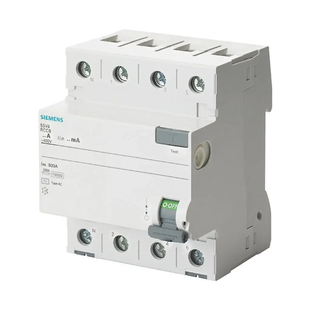 SIEMENS 5SV3646-6 Kaçak Akım Rölesi 63A 300mA 400V 3Faz